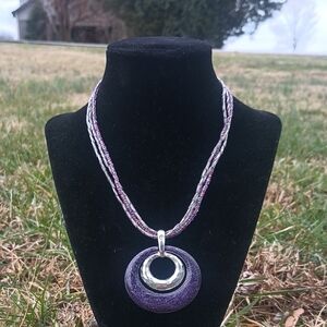 Vintage Signed KC Necklace